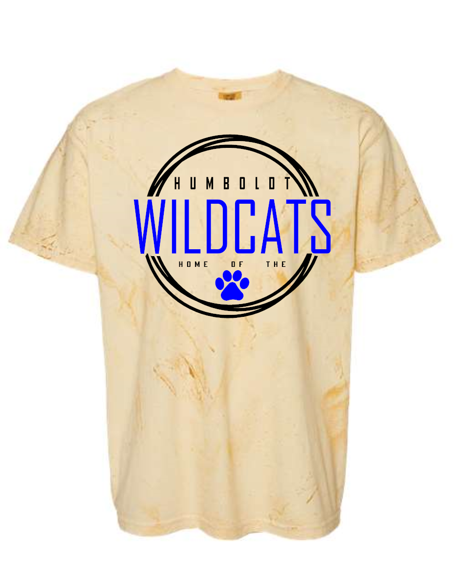 Humboldt Wildcats Comfort Colors - Colorblast Heavyweight T-Shirt - 1745