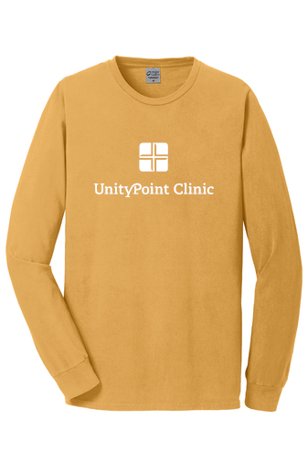 UPC (white logo) PC099LS   Port & Company Beach Wash® Garment-Dyed Long Sleeve Tee