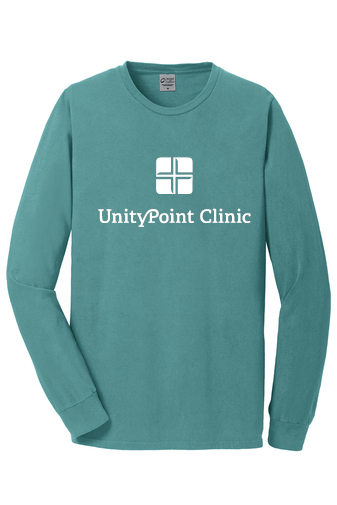 UPC (white logo) PC099LS Port & Company Beach Wash® Garment-Dyed Long Sleeve Tee