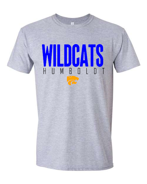 057 Humboldt Wildcaats Gildan - Softstyle® Youth T-Shirt - 64000B