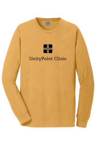 UPC (black logo) PC099LS Port & Company Beach Wash® Garment-Dyed Long Sleeve Tee