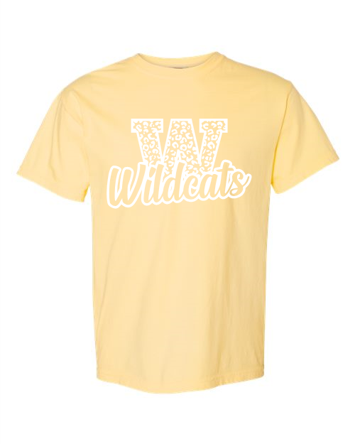 052 Wildcats leopard Comfort Colors 1717
