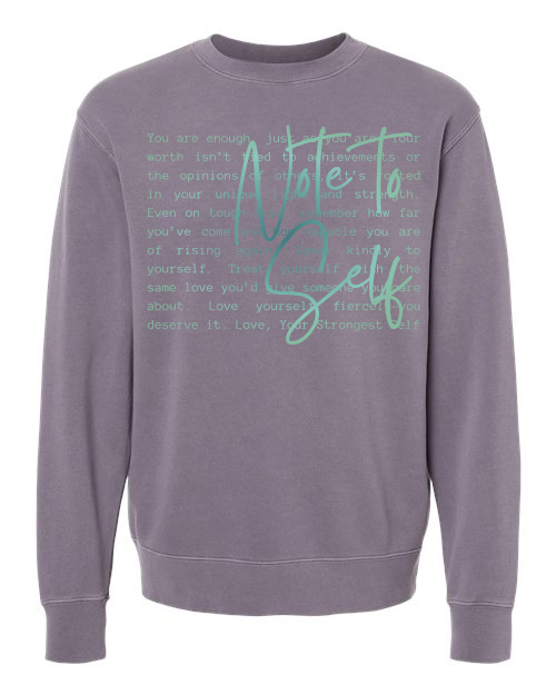 Note to Self Independent Trading Co. - Midweight Pigment-Dyed Crewneck Sweatshirt - PRM3500