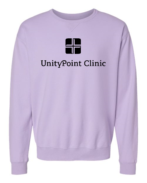 UPC (black logo) ComfortWash by Hanes - Garment-Dyed Crewneck Sweatshirt - GDH400