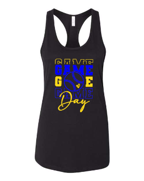 Game Day Softball/Baseball BELLA + CANVAS - Women's Jersey Racerback Tank - 6008