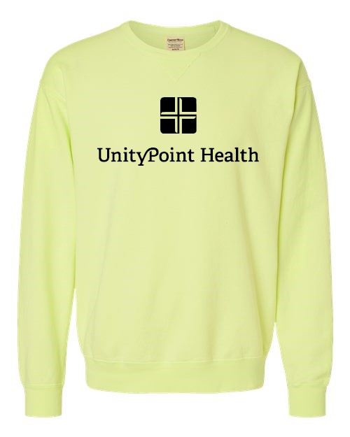 UPH (black logo) ComfortWash by Hanes - Garment-Dyed Crewneck Sweatshirt - GDH400