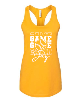 Game Day Softball/Baseball BELLA + CANVAS - Women's Jersey Racerback Tank - 6008