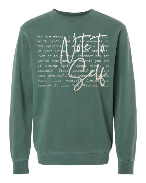 Note to Self Independent Trading Co. - Midweight Pigment-Dyed Crewneck Sweatshirt - PRM3500
