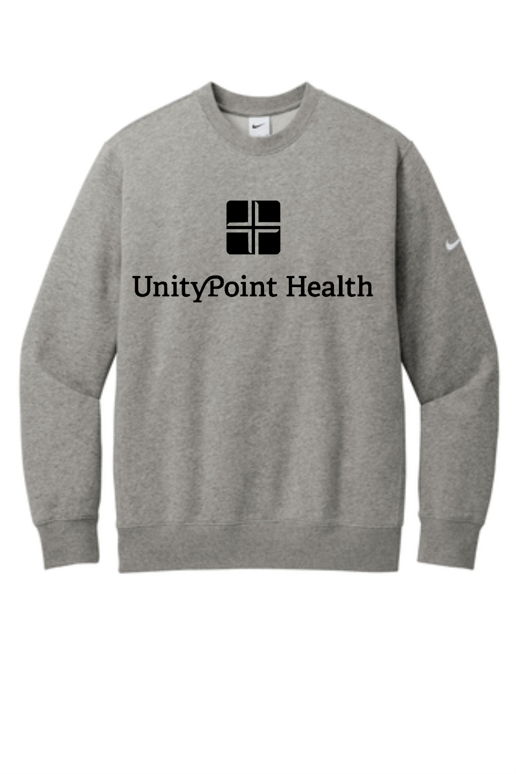 UPH (black logo) NKFD9863 Nike Club Fleece Sleeve Swoosh Crew