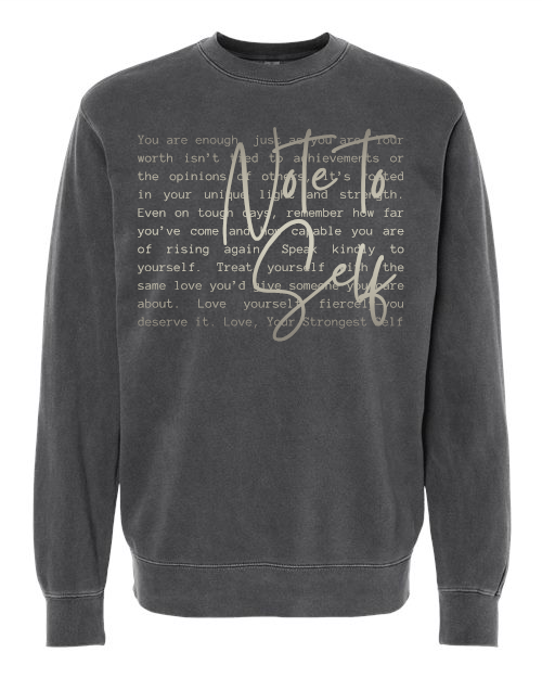 Note to Self Independent Trading Co. - Midweight Pigment-Dyed Crewneck Sweatshirt - PRM3500