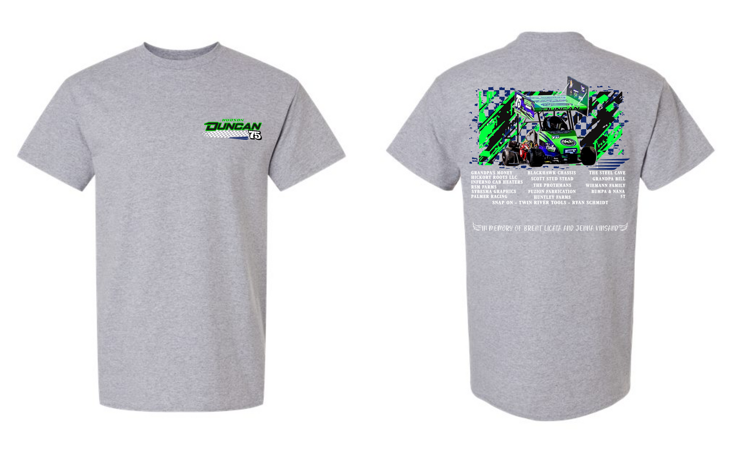 HD Racing Men's Tall Ultra Cotton® T-Shirt - 2000T