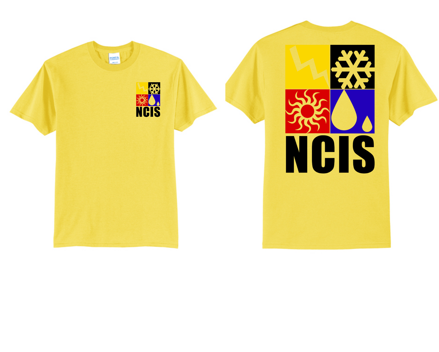 NCIS Full logo Port & Co PC55 Port & Co™ Core Blend Tee