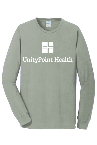 UPH (white logo) PC099LS Port & Company Beach Wash® Garment-Dyed Long Sleeve Tee