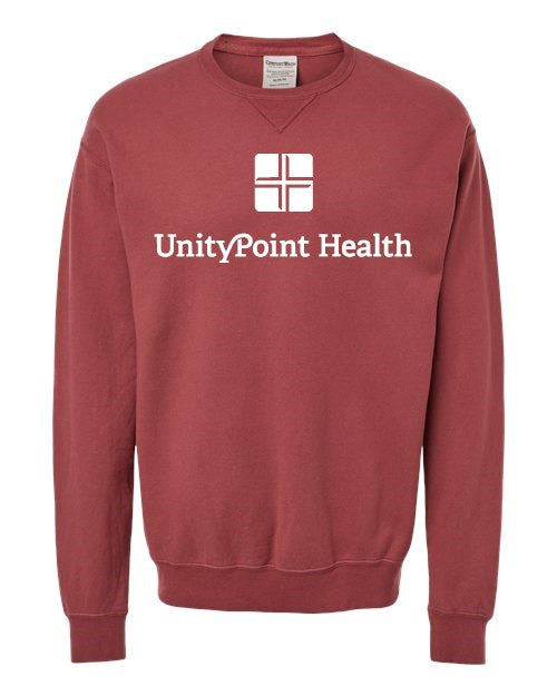 UPH (white logo) ComfortWash by Hanes - Garment-Dyed Crewneck Sweatshirt - GDH400