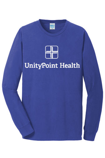 UPH (white logo) PC099LS Port & Company Beach Wash® Garment-Dyed Long Sleeve Tee