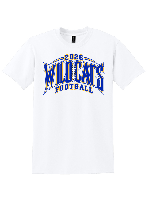 Wildcat football 002 8000 Gildan® DryBlend® 50 Cotton/50 Poly T-Shirt