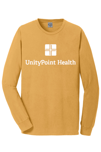 UPH (white logo) PC099LS Port & Company Beach Wash® Garment-Dyed Long Sleeve Tee