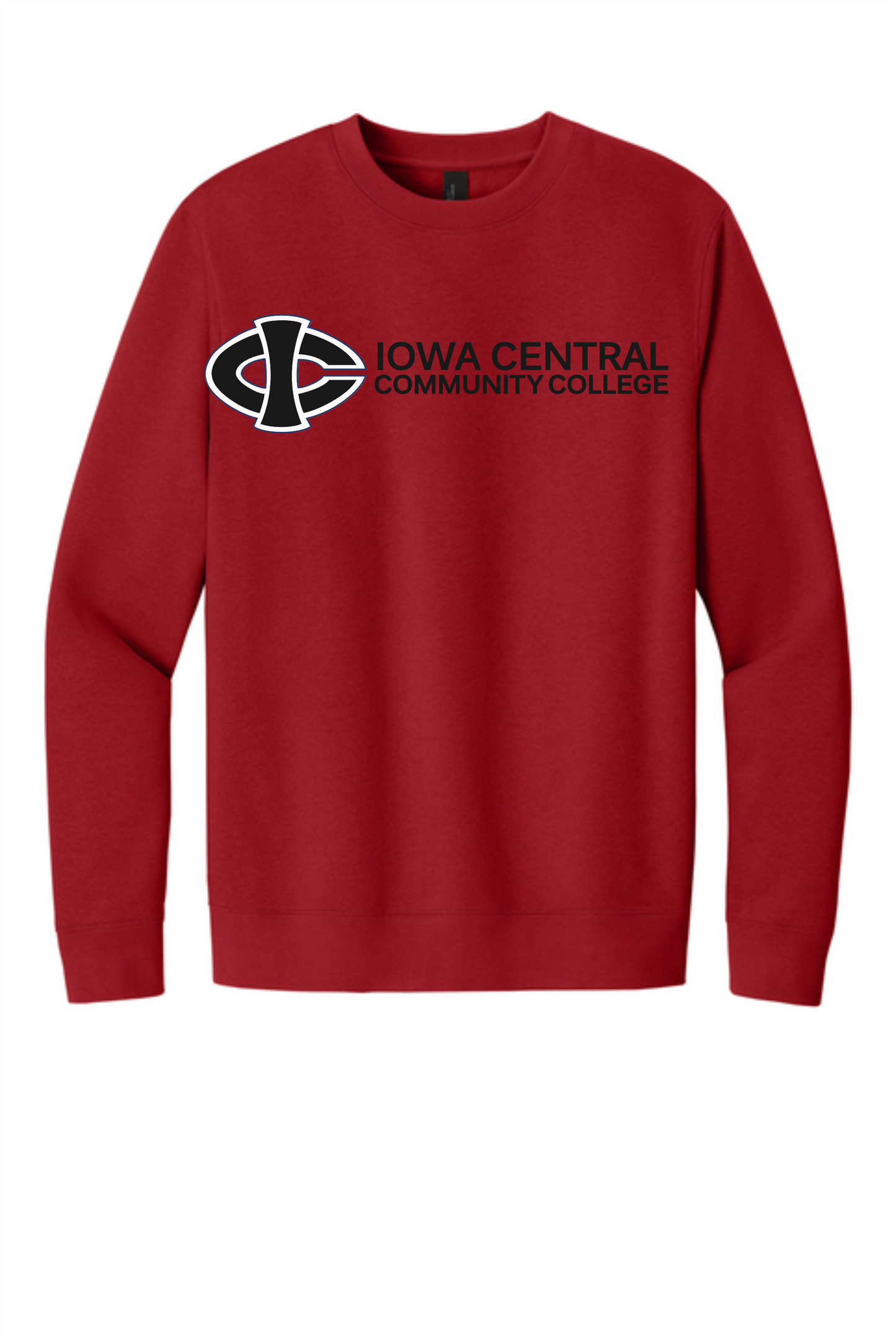 ICCC District DT6104District® V.I.T.™ Fleece Crew Vertical logo