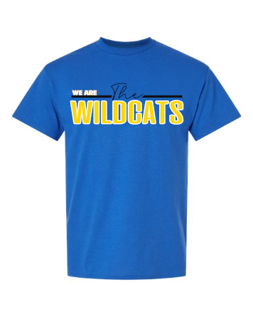 076 Wildcats Gildan - DryBlend® T-Shirt - 8000/8000B