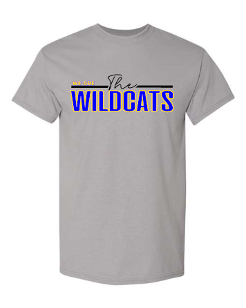 076 Wildcats Gildan - DryBlend® T-Shirt - 8000/8000B