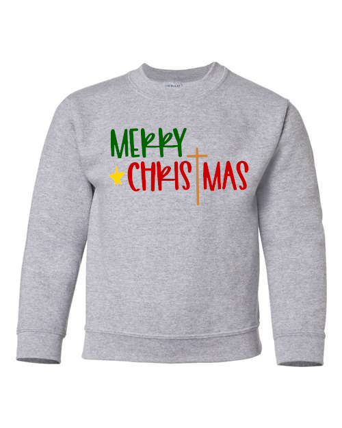 Merry Christmas Gildan - Heavy Blend™ Youth Sweatshirt - 18000B
