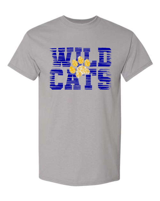 077 Wildcats Gildan - DryBlend® T-Shirt - 8000/8000B