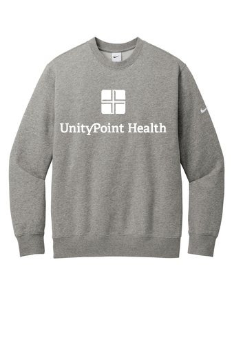 UPH (white logo) NKFD9863 Nike Club Fleece Sleeve Swoosh Crew