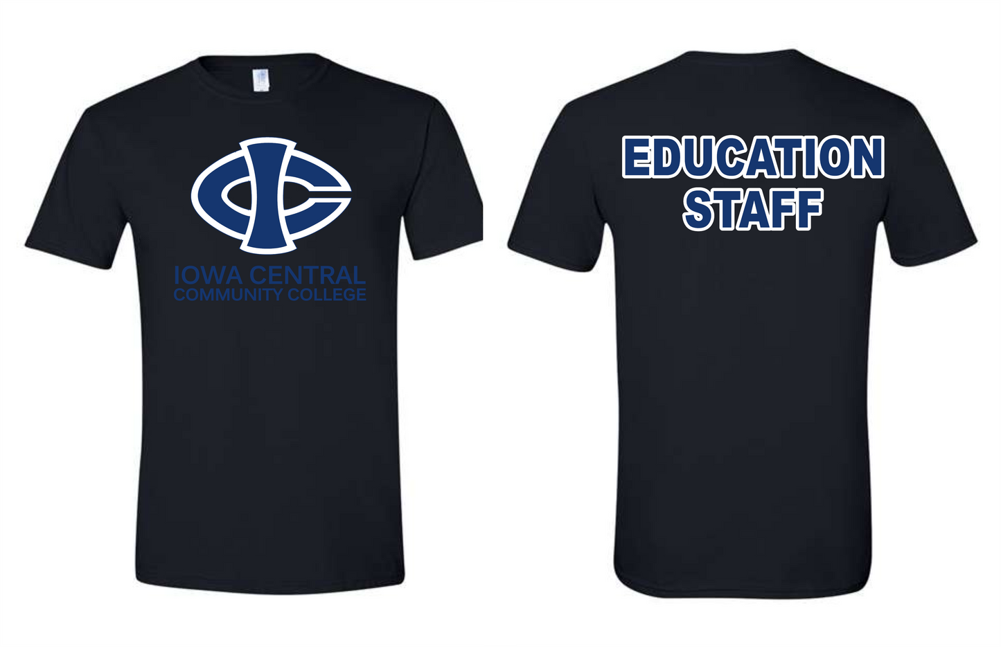 ICCC Gildan Unisex Softstyle® T-Shirt - 64000 (Blue Logo Front & Back)