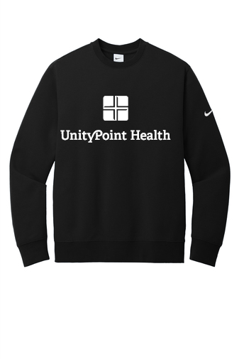 UPH (white logo) NKFD9863 Nike Club Fleece Sleeve Swoosh Crew