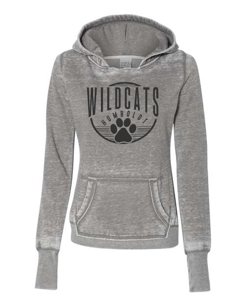 Wildcat 61 J. America - Women's Zen Fleece Hooded Sweatshirt - 8912