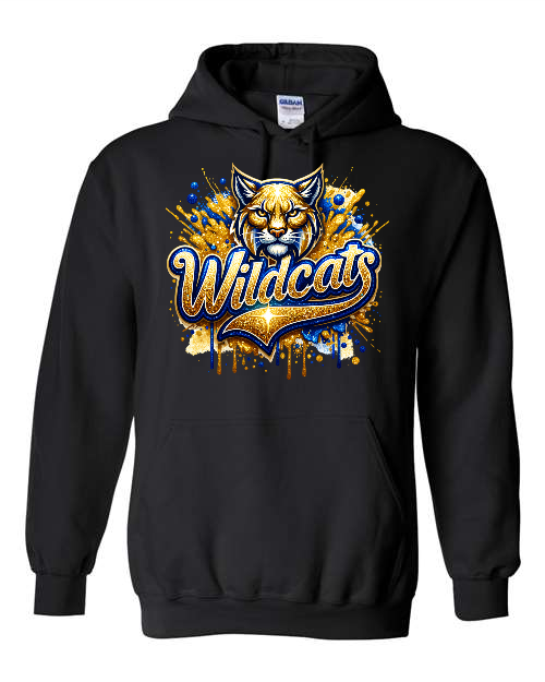 68 Wildcats Gildan Hooded Humboldt Wildcats 18500/185000B