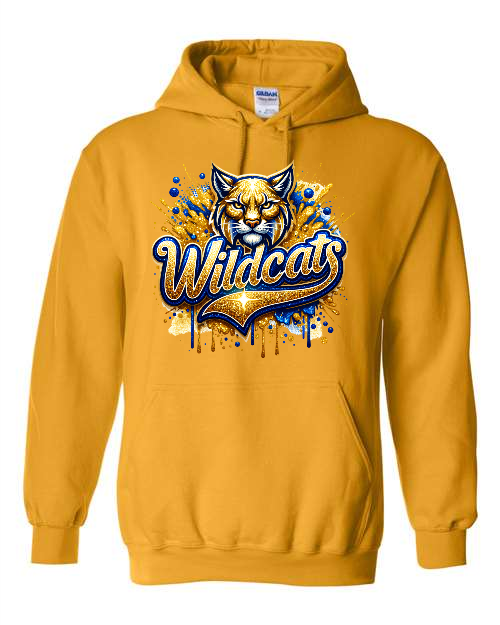 68 Wildcats Gildan Hooded Humboldt Wildcats 18500/185000B