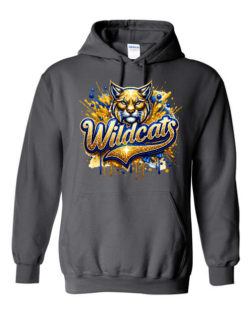 68 Wildcats Gildan Hooded Humboldt Wildcats 18500/185000B