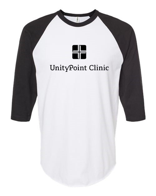 UPC (black logo)Tultex - Fine Jersey Raglan T-Shirt - 245