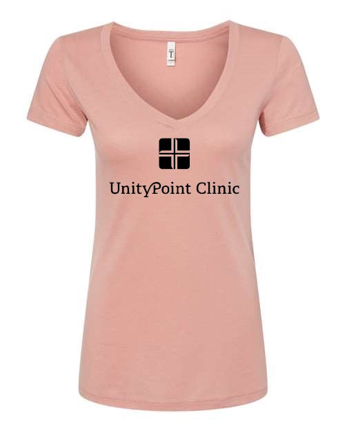 UPC (black logo) Next Level - Women's Ideal V-Neck T-Shirt - 1540