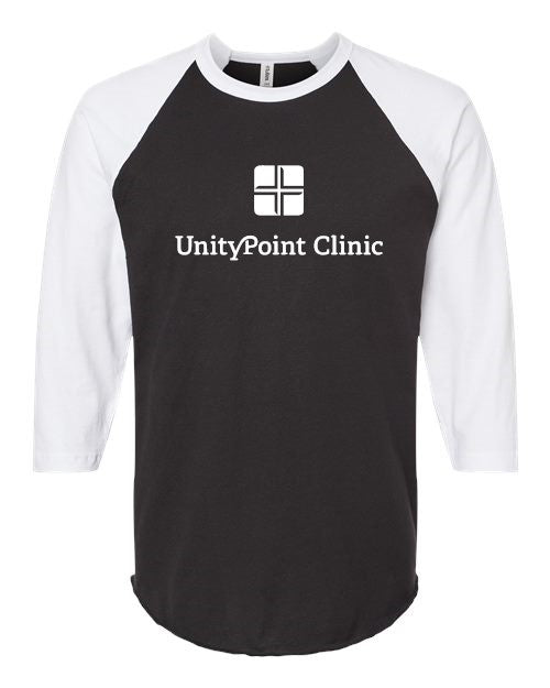 UPC (white logo)Tultex - Fine Jersey Raglan T-Shirt - 245