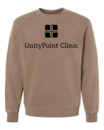 UPC (black logo) Independent Trading Co. - Midweight Pigment-Dyed Crewneck Sweatshirt - PRM3500