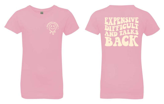 Next Level - Girls’ Cotton Princess T-Shirt - 3710--talks back