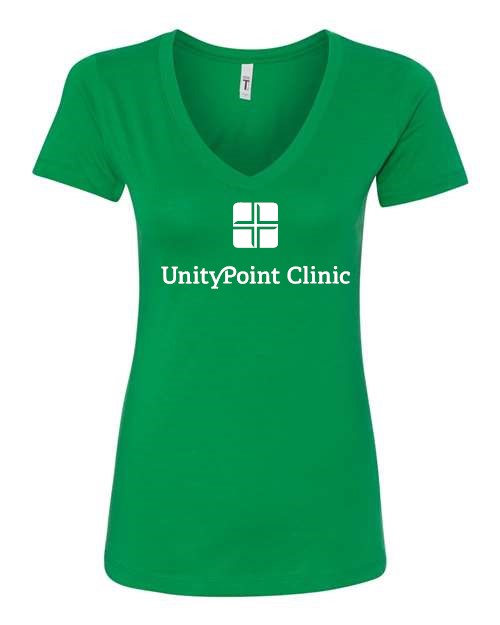 UPC (white logo) Next Level - Women's Ideal V-Neck T-Shirt - 1540