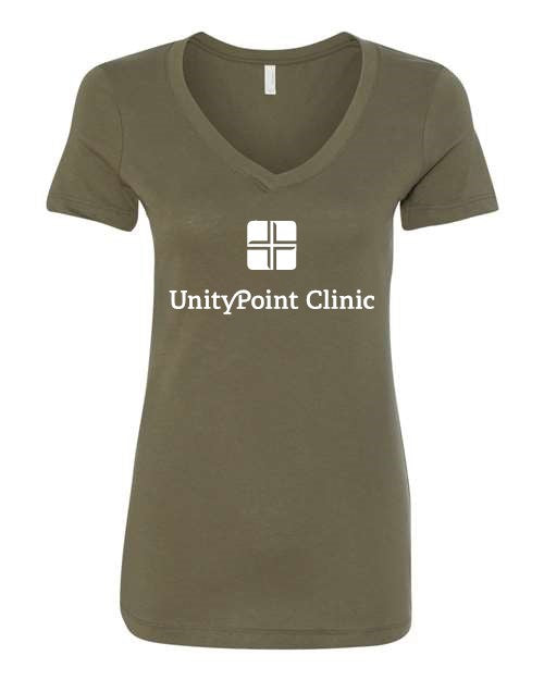 UPC (white logo) Next Level - Women's Ideal V-Neck T-Shirt - 1540