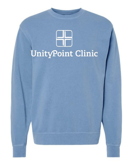 UPC (white logo) Independent Trading Co. - Midweight Pigment-Dyed Crewneck Sweatshirt - PRM3500