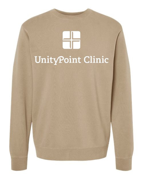 UPC (white logo) Independent Trading Co. - Midweight Pigment-Dyed Crewneck Sweatshirt - PRM3500