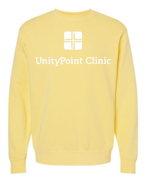 UPC (white logo) Independent Trading Co. - Midweight Pigment-Dyed Crewneck Sweatshirt - PRM3500