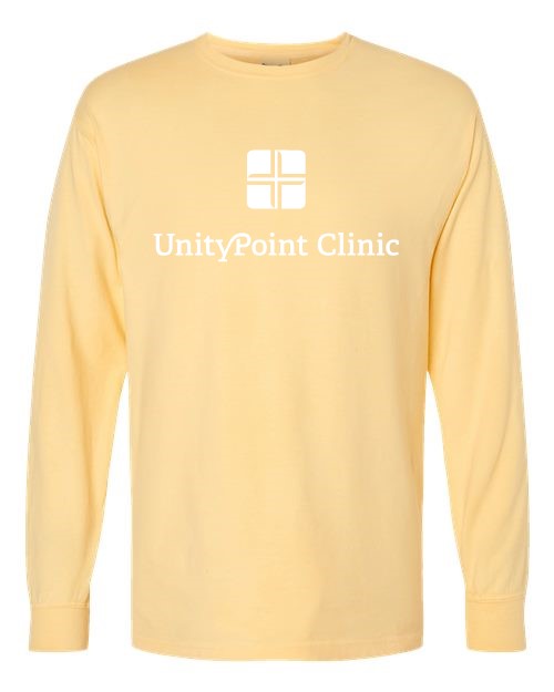 UPC (white logo) ComfortWash by Hanes - Garment-Dyed Long Sleeve T-Shirt - GDH200