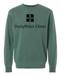 UPC (black logo) Independent Trading Co. - Midweight Pigment-Dyed Crewneck Sweatshirt - PRM3500