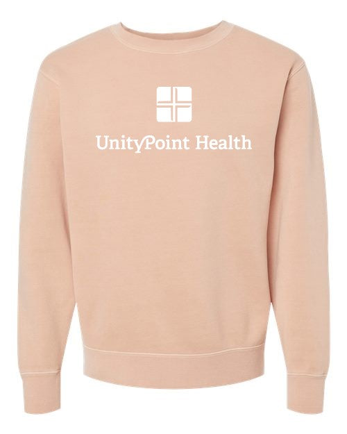 UPH (white logo) Independent Trading Co. - Midweight Pigment-Dyed Crewneck Sweatshirt - PRM3500