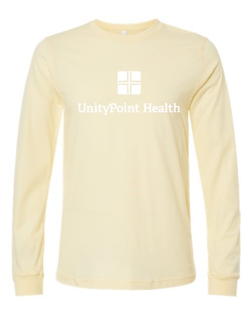 UPH (white logo) BELLA + CANVAS - Heather CVC Long Sleeve Tee - 3501CVC