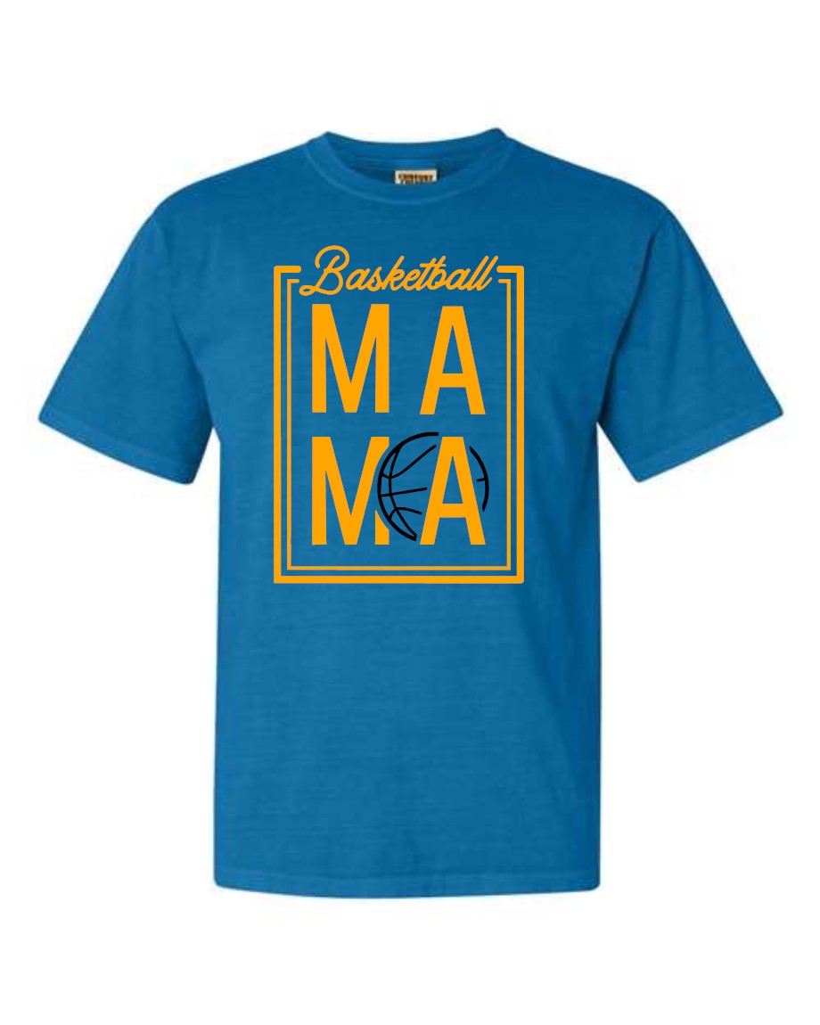 Comfort Colors - Garment-Dyed Heavyweight T-Shirt - 1717--basektball mama