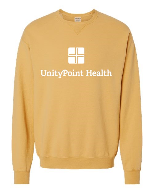 UPH (white logo) ComfortWash by Hanes - Garment-Dyed Crewneck Sweatshirt - GDH400