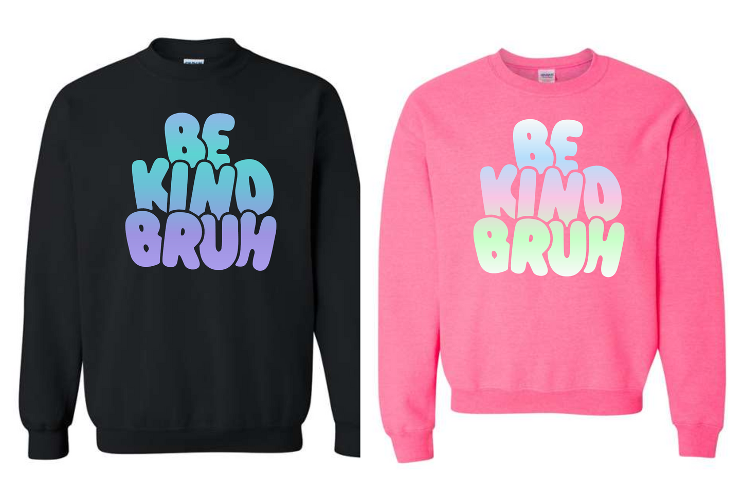 Be Kind Bruh Gildan - Heavy Blend™ Crewneck Sweatshirt - 18000 18000B